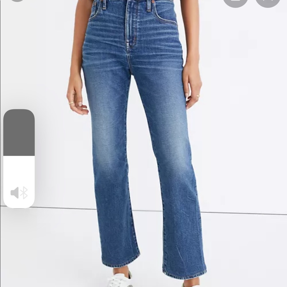 Madewell Slim Demi-Boot Denim Size 28